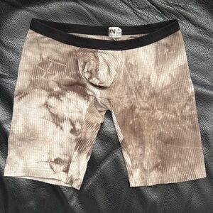 N2N Tie Dyed Rib Biker Smokey Grey Medium